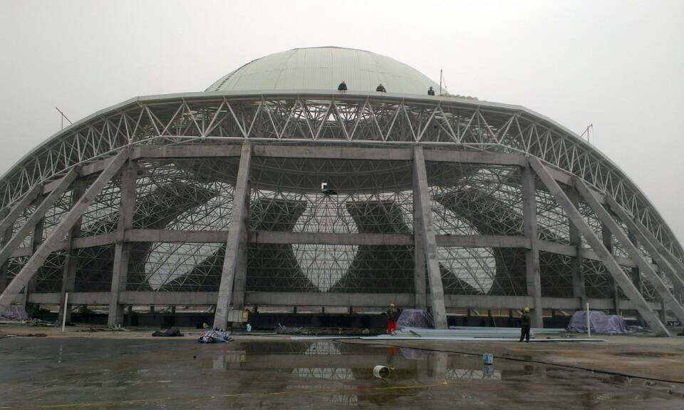 三亞溫泉館網架工程