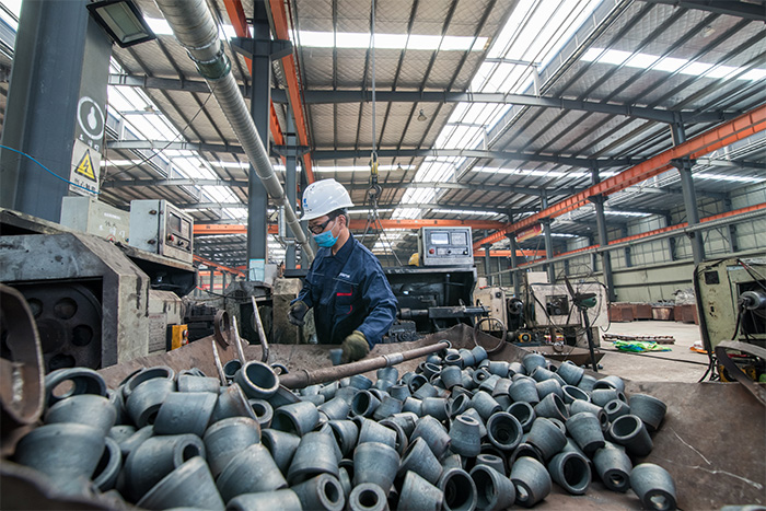 重慶網架配件-錐頭加工車間