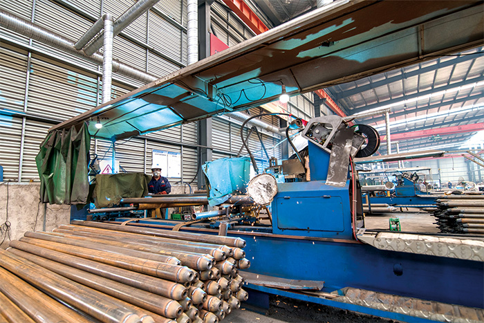 舟山網架桿件自動焊接